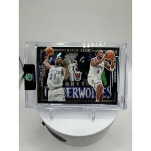 Art Card KD & Anthony Edwards With Timberwolves Patch Made By Mayflower Custom